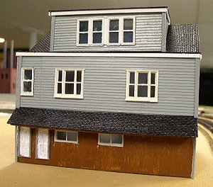 Barry Hensel's scratchbuilt model of "The House at Schuylkill Haven"