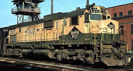 The last Reading Alco Century 630 was numbered #5311, and had several spotting features that differed from the earlier units.