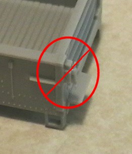 Remove the cast on brake ratchet