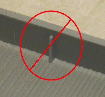 Remove the cast on bracing inside the carbody.