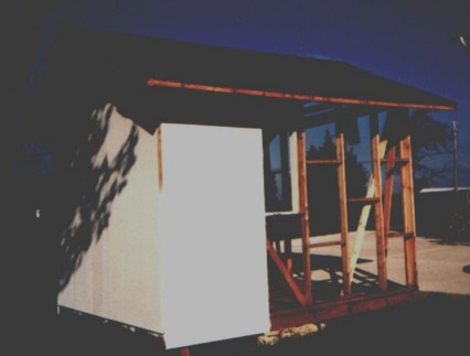 John Caples' Reading Company Tool Shed under construction