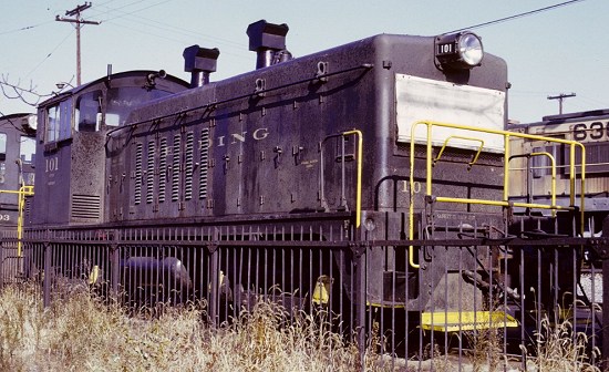 Reading NW2 #101 shown in Philadelphia, PA.  Photo courtesy Kim Piersol.