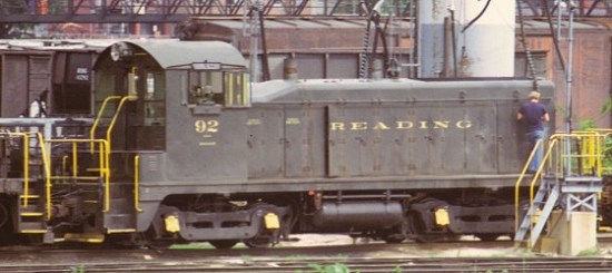 Reading NW2 #92 at the "pit" in Reading, PA.