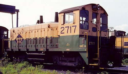 Reading SW-1200 #2719.  Photo courtesy Kim Piersol.